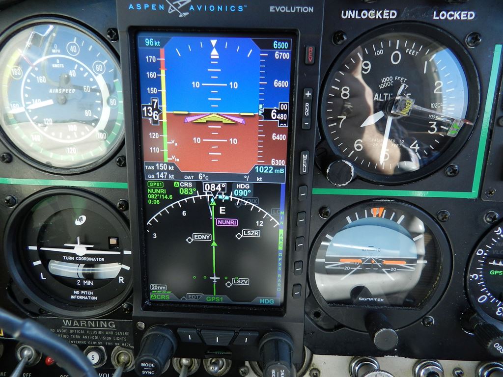 M20C mit 2500RPM/25" auf 6500 ft 